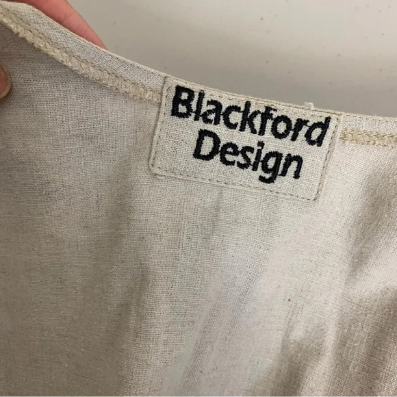 Blackford Design Lagenlook Cotton Linen Blend Open Front Cardigan One Size - Picture 8 of 11